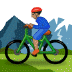 🚵🏽‍♂️ man mountain biking: medium skin tone display on Samsung